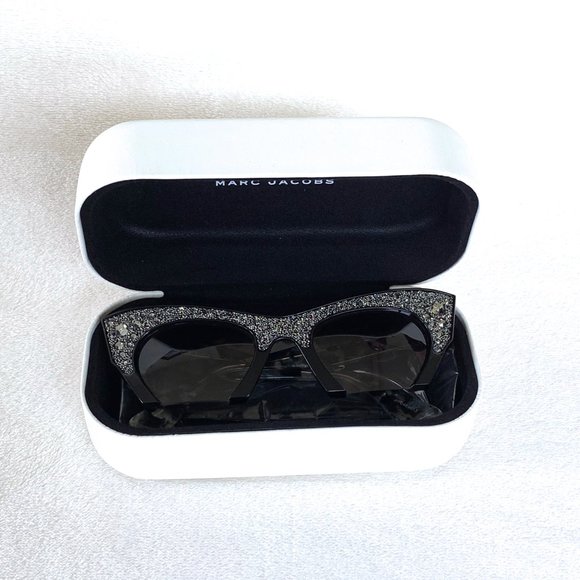 NWOT Miu Miu Rasoir Rhinestone Cat Eye Sunglasses - Picture 13 of 14